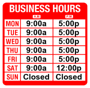 Business Hours